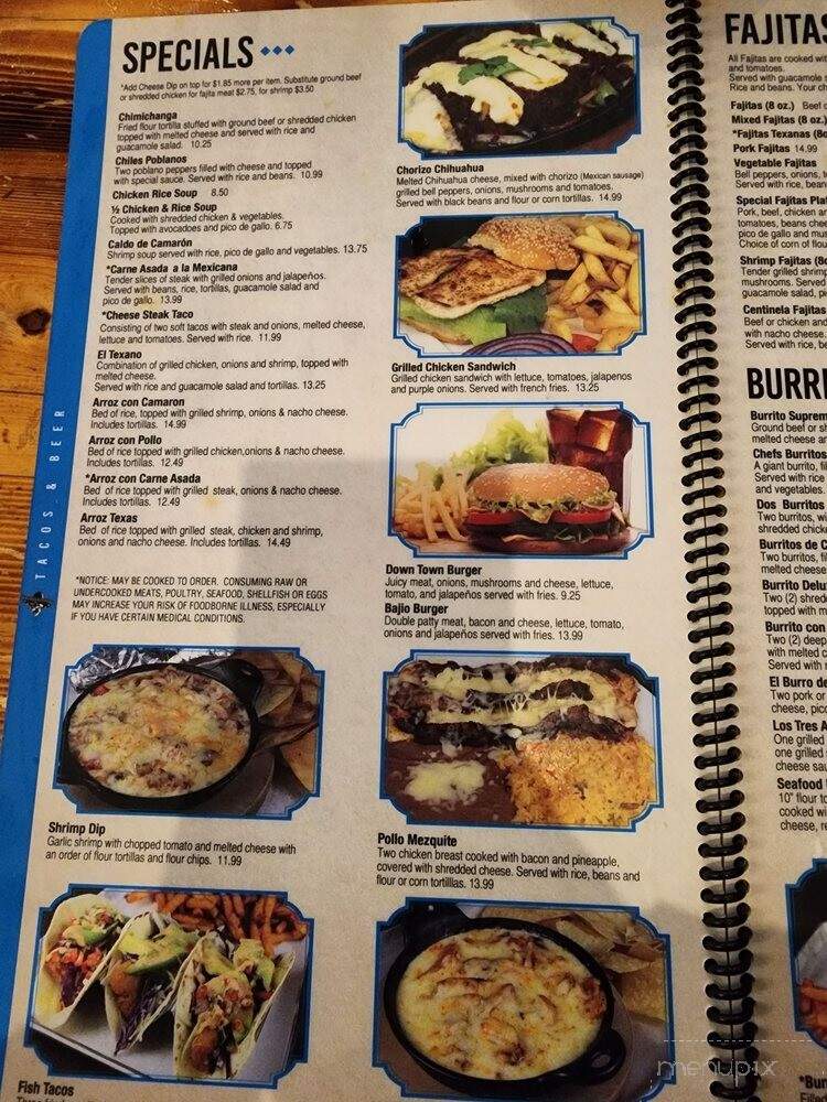 Tacos and Beer - Monroe, GA menu_pic