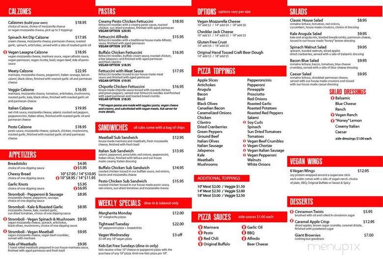 48 North Pizzeria - Portland, OR menu_pic