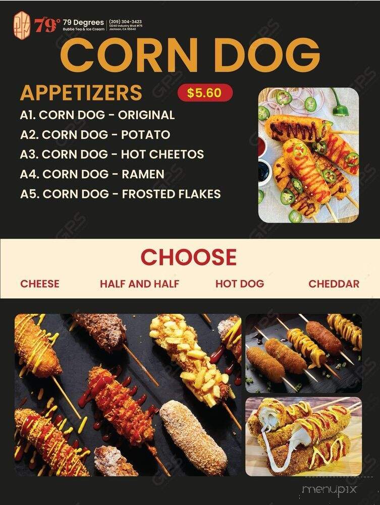 79 Degrees Boba - Jackson, CA menu_pic