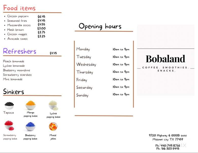 Bobaland - Missouri City, TX