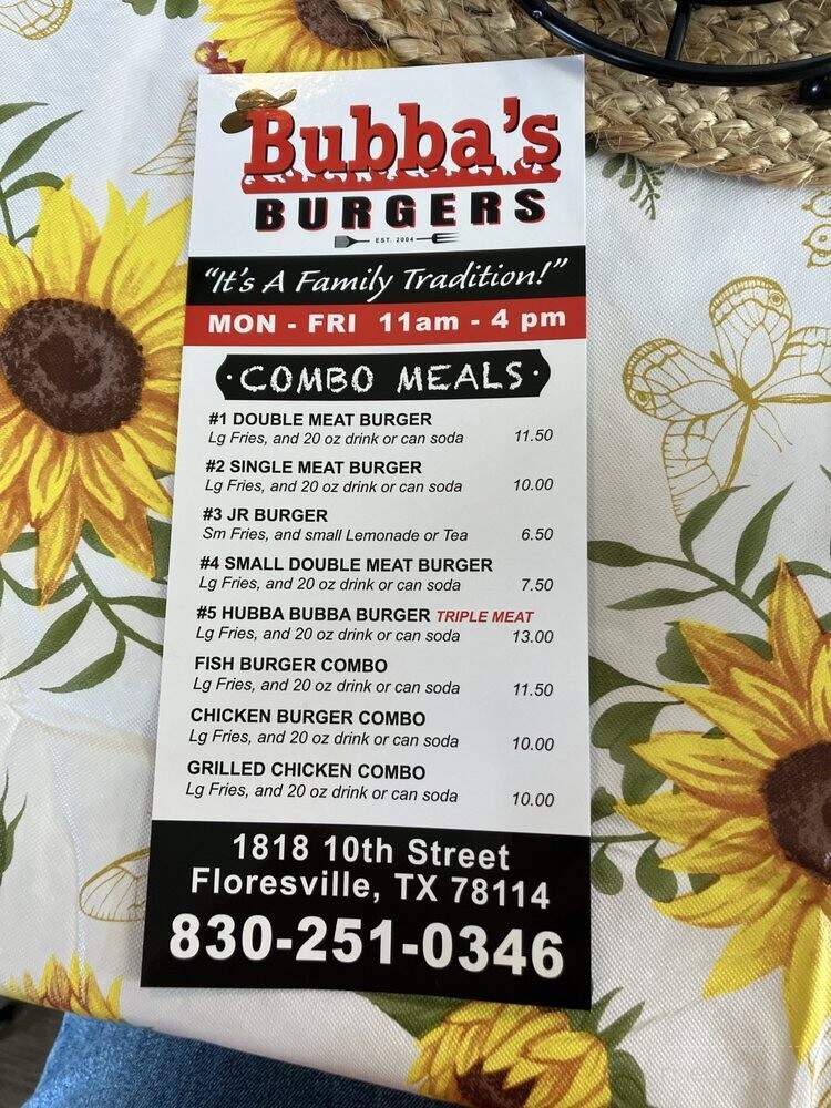 Bubba's Burgers - Floresville, TX