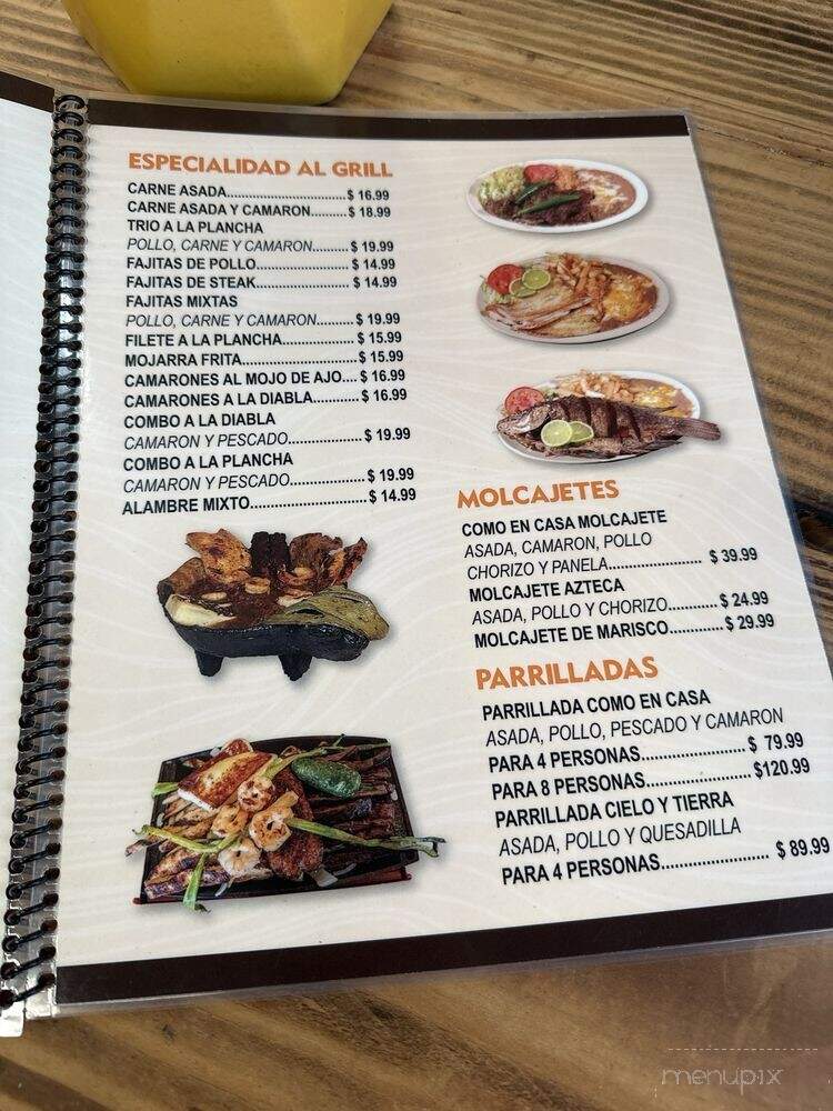 Como en Casa Mexican Grill - Lynwood, CA menu_pic