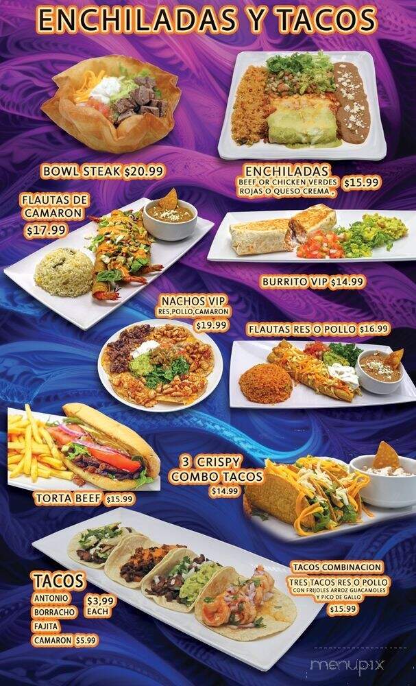 El Sinaloense - Dallas, TX menu_pic