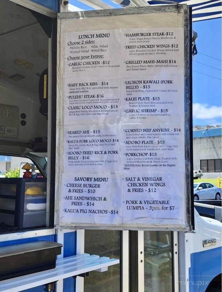 GiAilex Kitchen - Waipahu, HI menu_pic