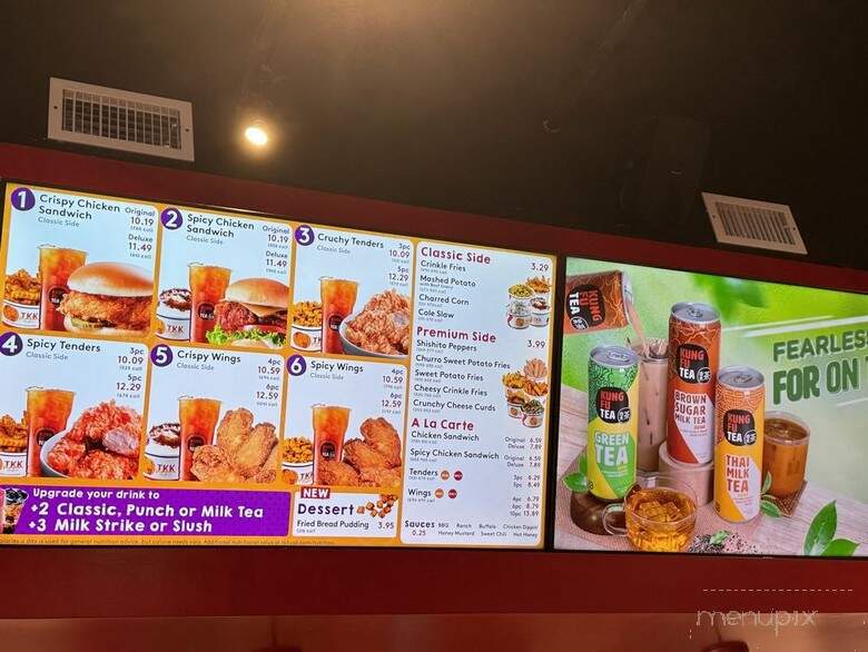 Kung Fu Tea/TKK Fried Chicken - Hazlet, NJ menu_pic