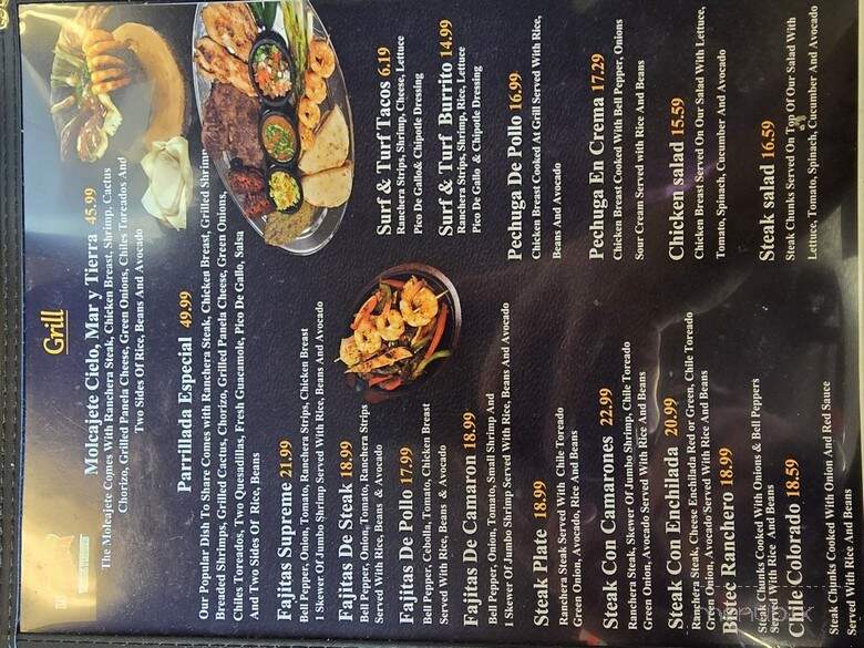 La Tapatia Taqueria Y Mariscos - Fontana, CA menu_pic