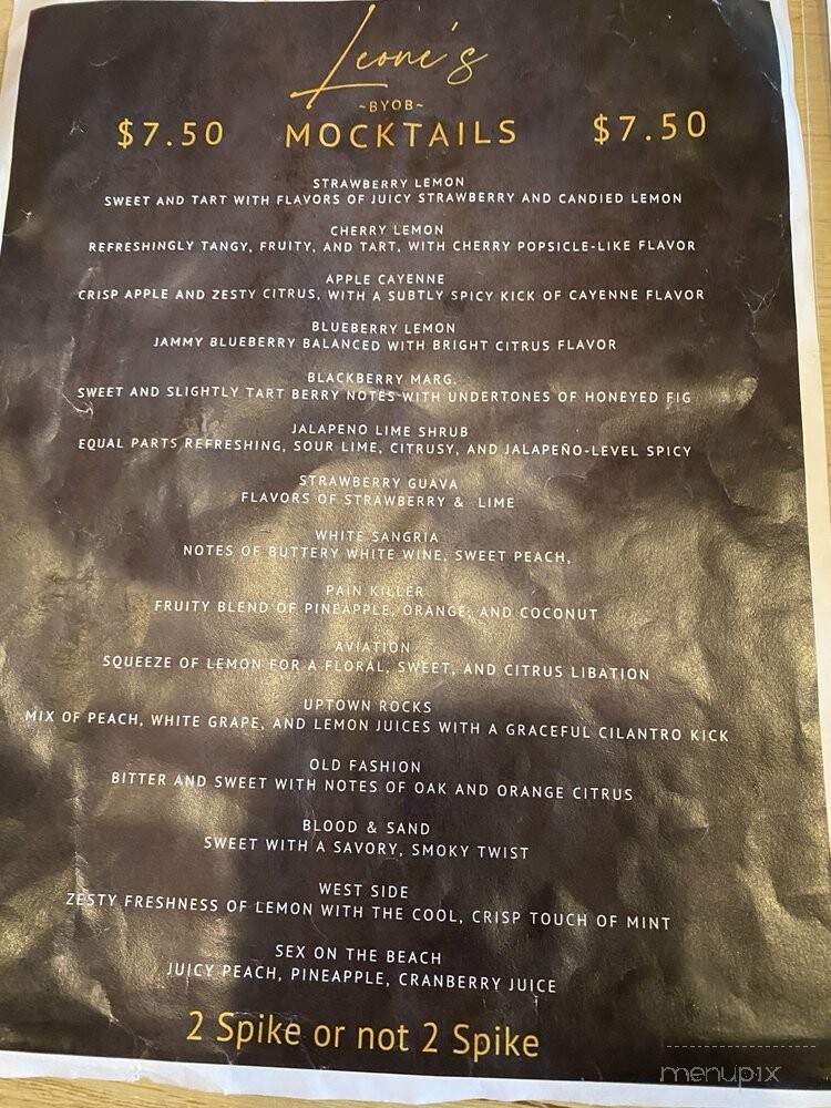 Leone's - Elverson, PA menu_pic