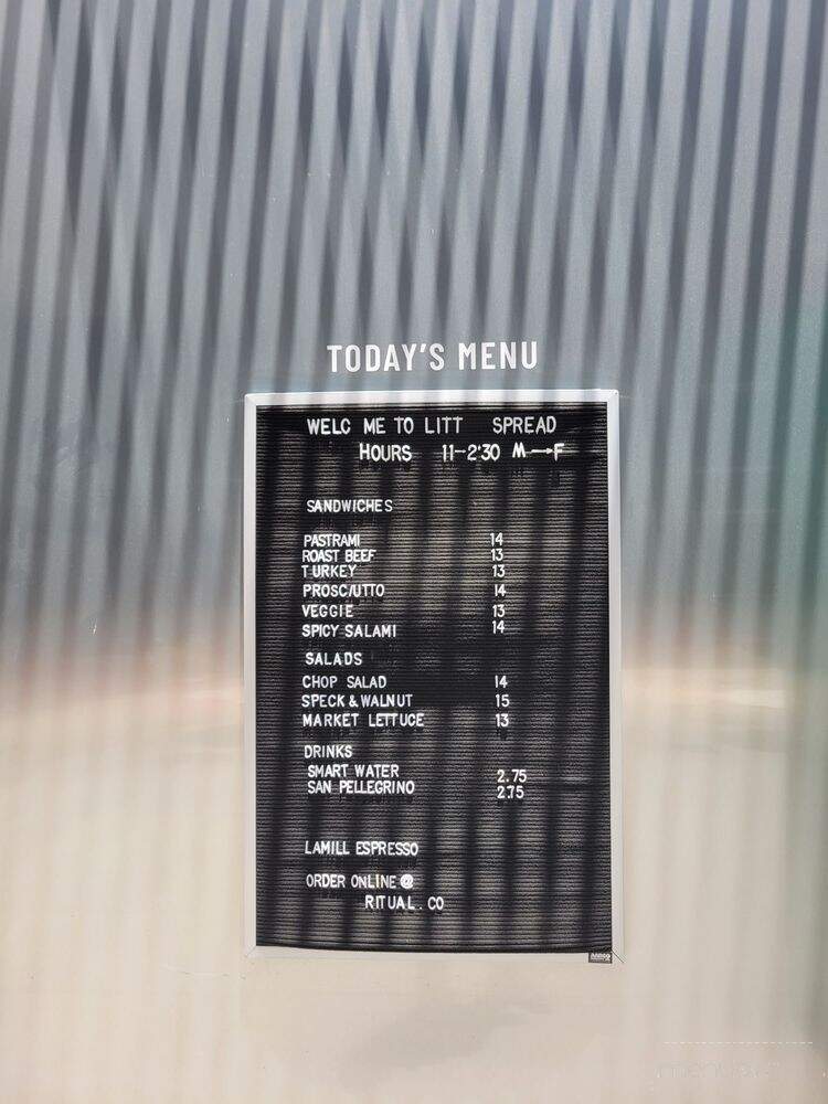 Little Spread - Los Angeles, CA menu_pic