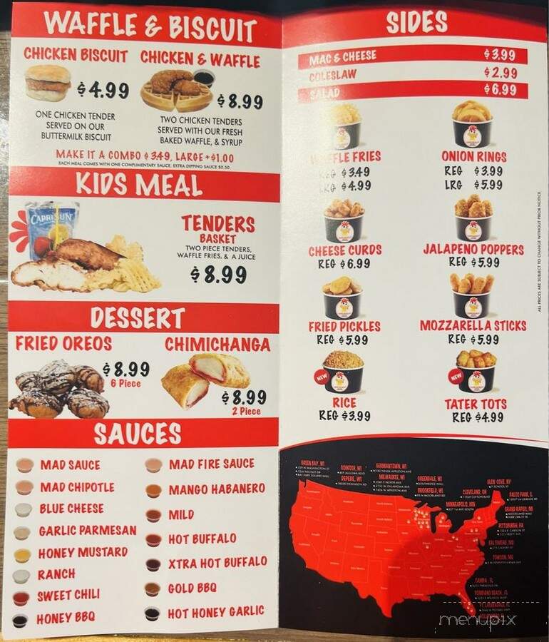 Mad Chicken - Baltimore, MD menu_pic