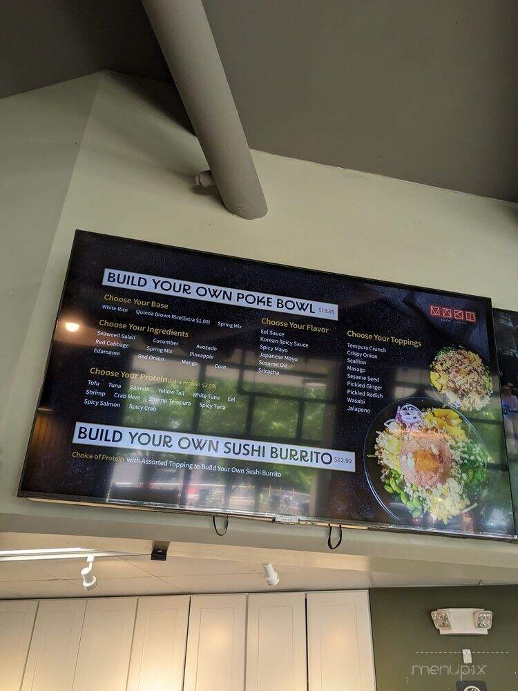 Maki - Philadelphia, PA menu_pic
