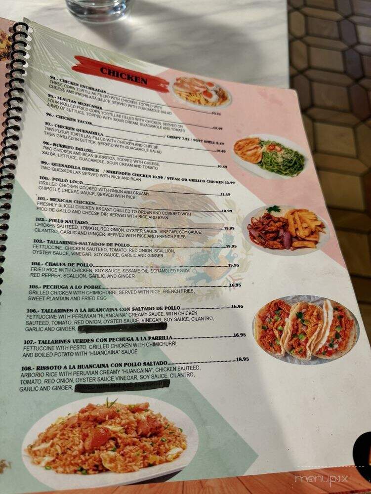 Misky Peruvian Latin Restaurant and Bar - Dothan, AL menu_pic