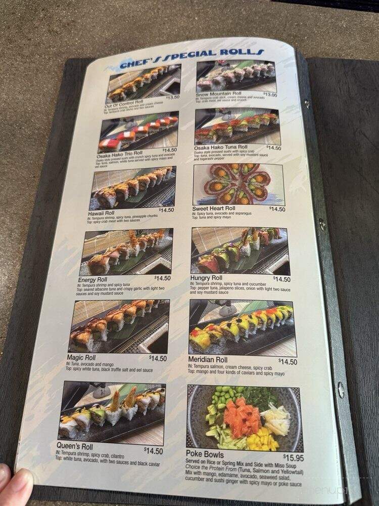 Momiji Sushi and Steak Bistro - Caldwell, ID menu_pic