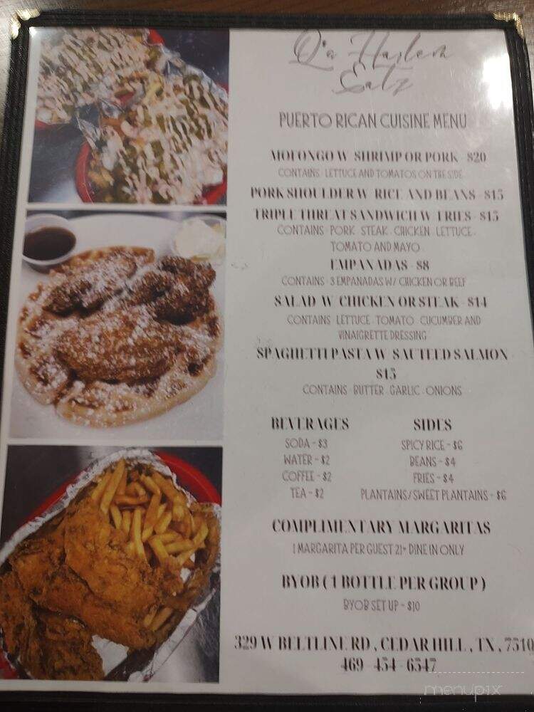 Q's Harlem Eatz NYC - Cedar Hill, TX menu_pic