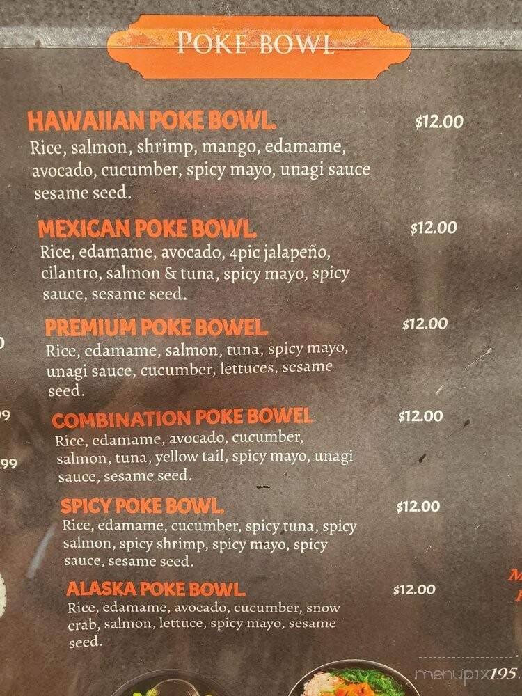 Sushi Mania - Aurora, IL menu_pic