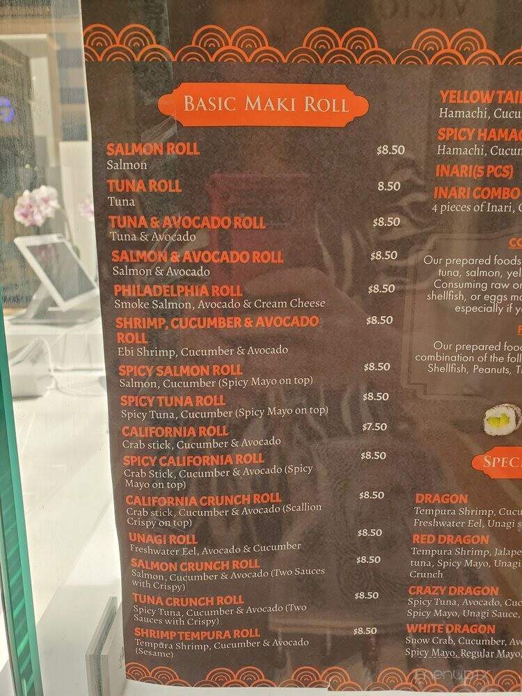 Sushi Mania - Aurora, IL menu_pic