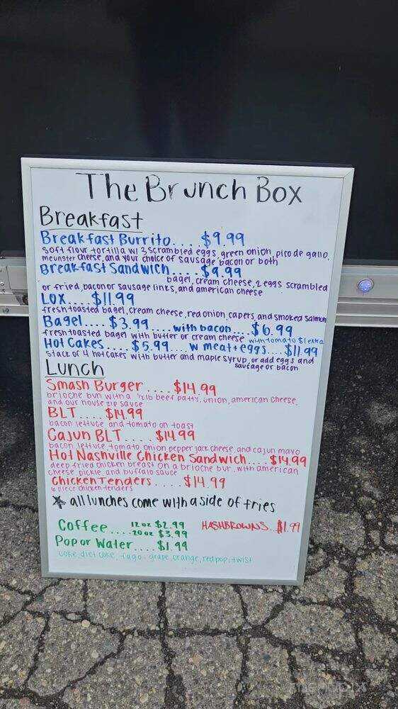 The Brunch Box - Trenton, MI menu_pic