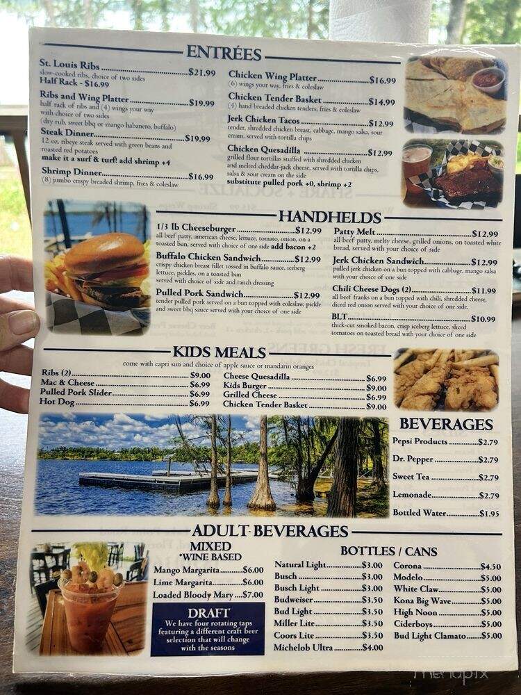 The Cove at Compass Lake - Alford, FL menu_pic