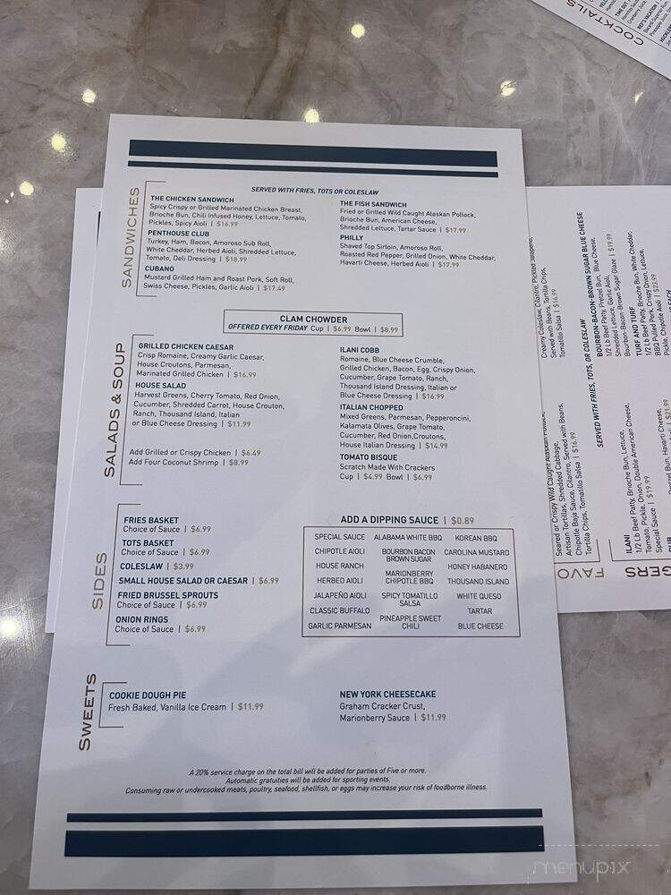 The Stadium Sports Bar & Grill - Ridgefield, WA menu_pic