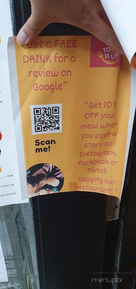 Toss It Up - Burlington, ON menu_pic