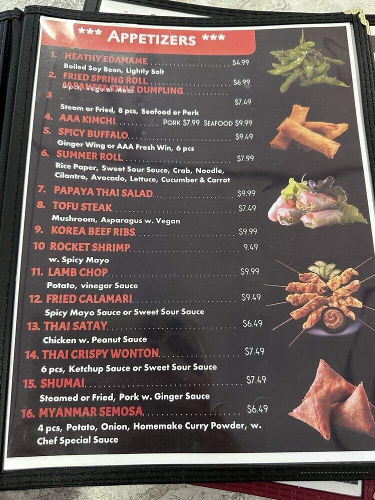AAA Fresh Kitchen - Rock Hill, SC menu_pic