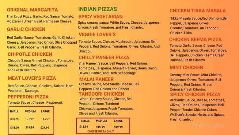 Amigo's Pizza - Salinas, CA menu_pic