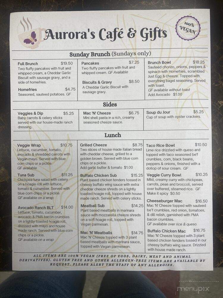 Aurora's Cafe and Gifts - Syracuse, NY