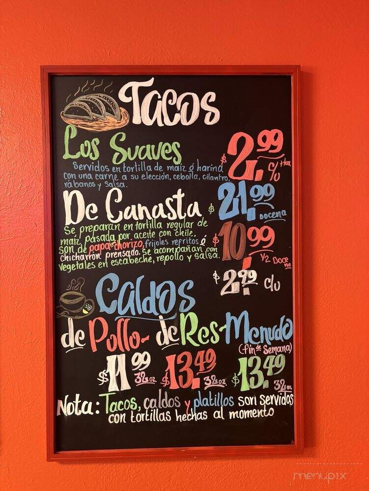 House Tamal - Garland, TX menu_pic