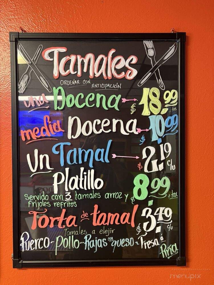 House Tamal - Garland, TX menu_pic