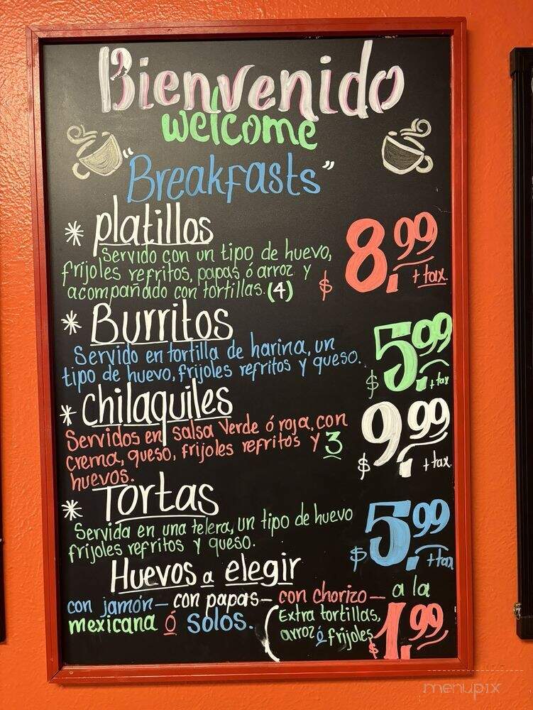 House Tamal - Garland, TX menu_pic