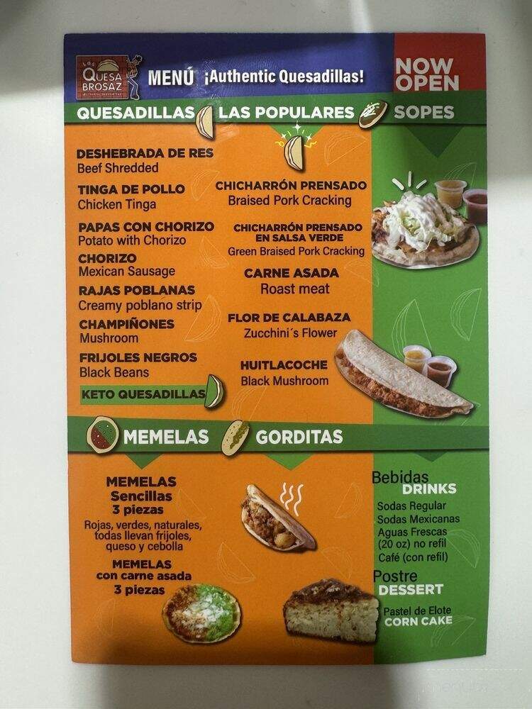 Las Quesabrosaz - San Antonio, TX menu_pic