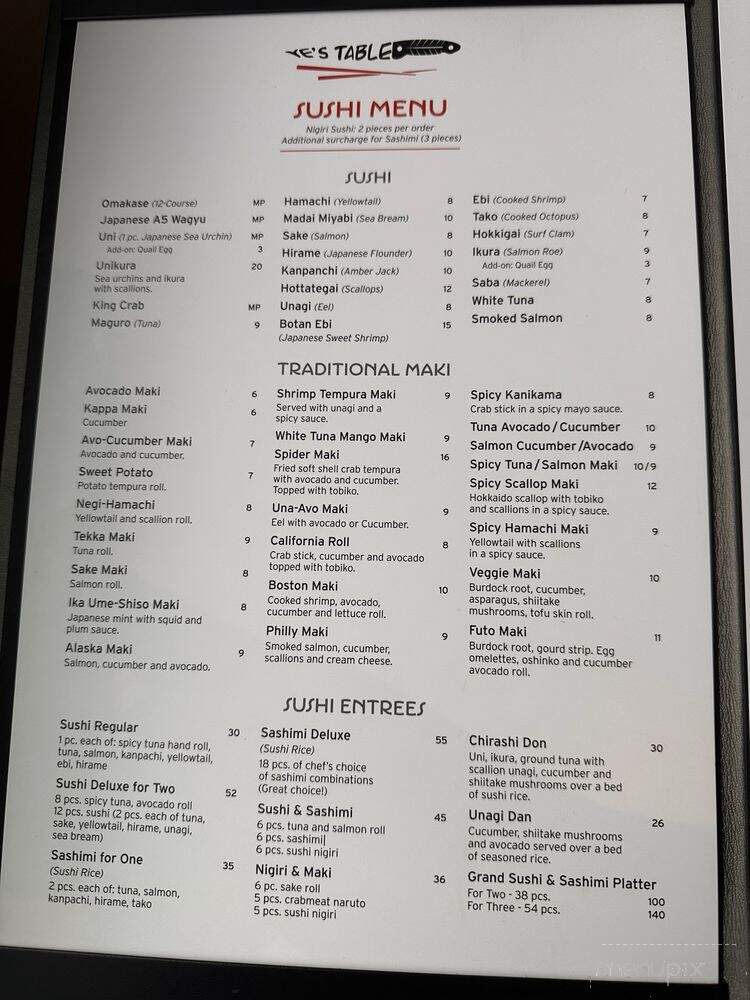 Ye's Table - Methuen, MA
