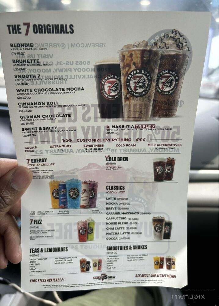7 Brew Coffee - Center Point, AL menu_pic