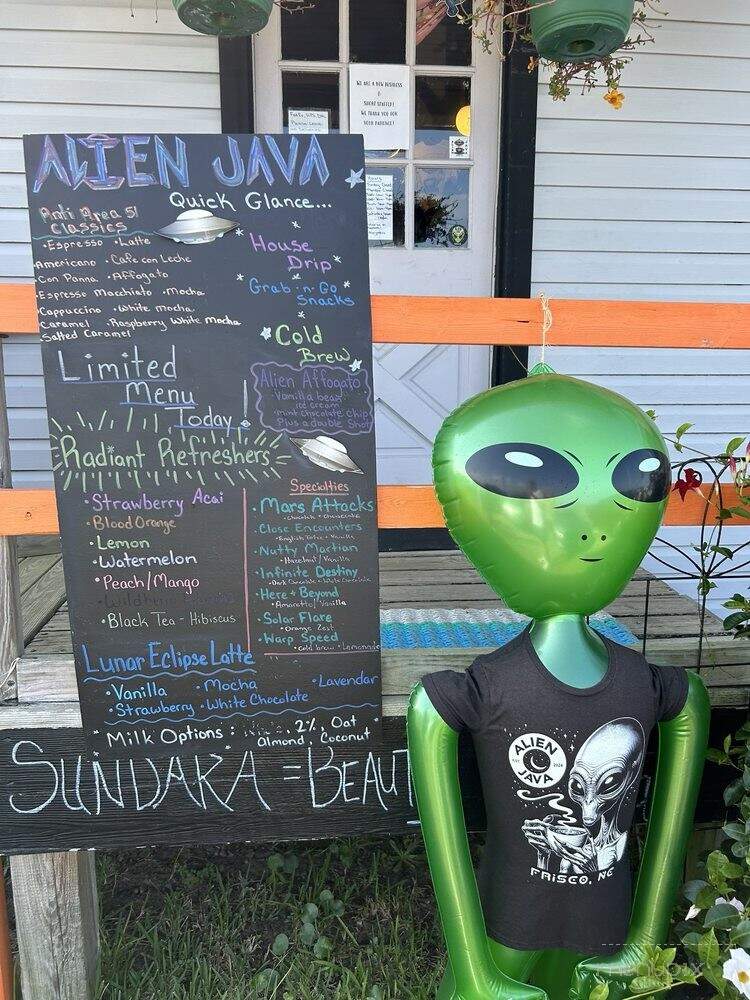 Alien Java - Frisco, NC menu_pic