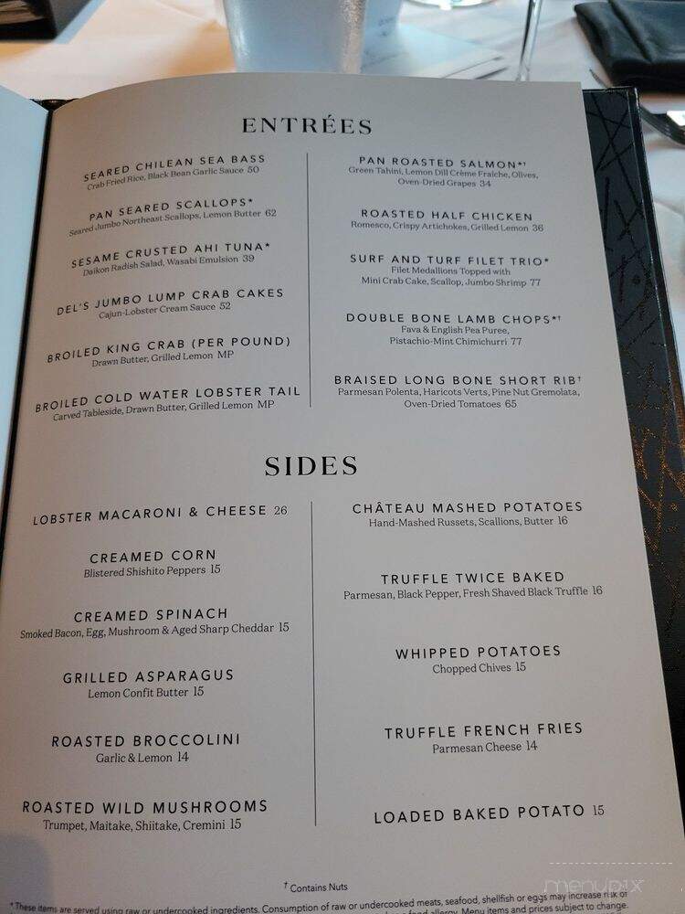 Del Frisco's Double Eagle Steakhouse - Indianapolis, IN menu_pic