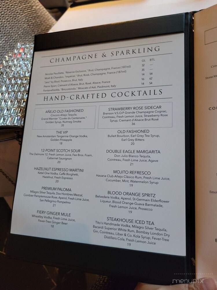 Del Frisco's Double Eagle Steakhouse - Indianapolis, IN menu_pic