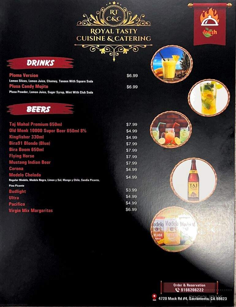 Royal Tasty Cuisine & Catering - Sacramento, CA menu_pic
