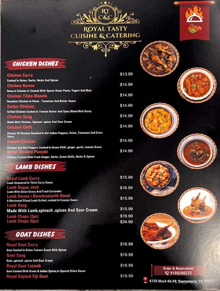 Royal Tasty Cuisine & Catering - Sacramento, CA menu_pic
