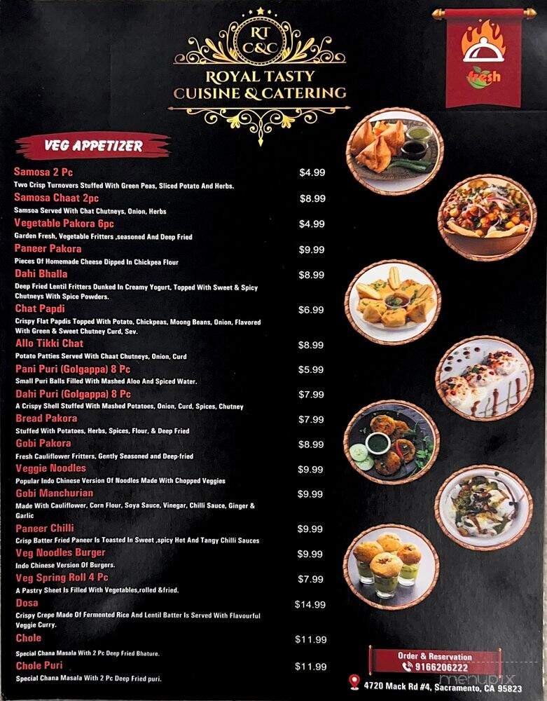 Royal Tasty Cuisine & Catering - Sacramento, CA menu_pic
