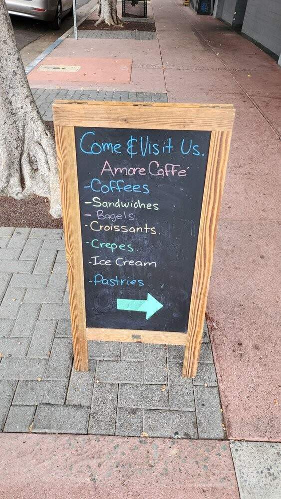 Amore Caffe - San Diego, CA menu_pic