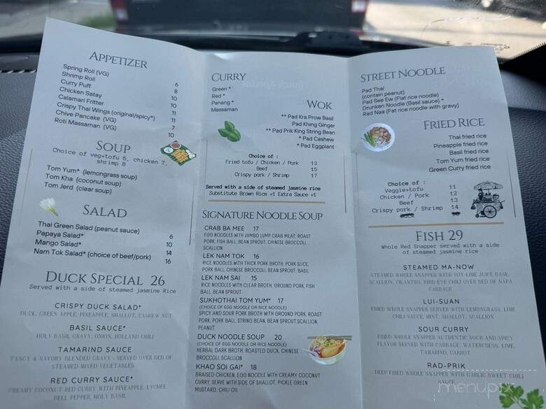 Lert Ros Thai Food - Brooklyn, NY menu_pic