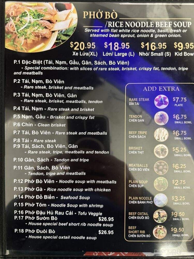 Pho Kaholic - Palmetto Bay, FL menu_pic