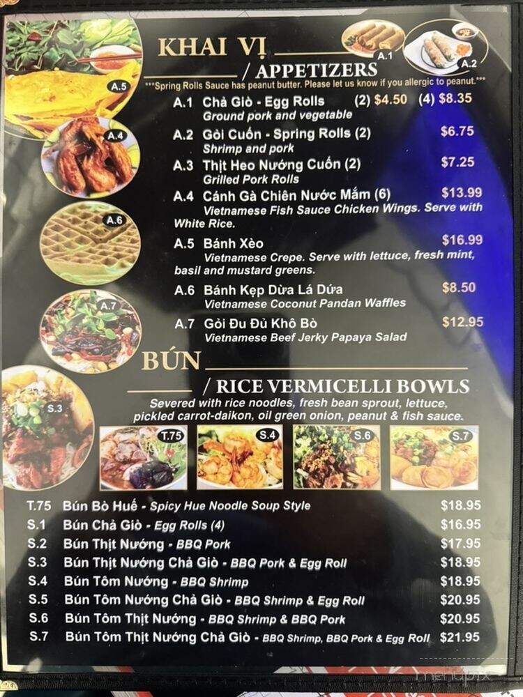Pho Kaholic - Palmetto Bay, FL menu_pic