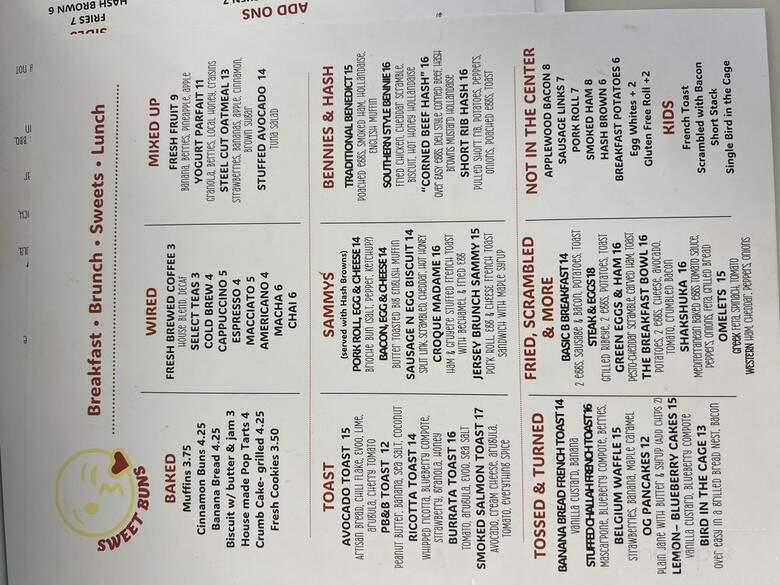 Sweet Buns - Englishtown, NJ menu_pic