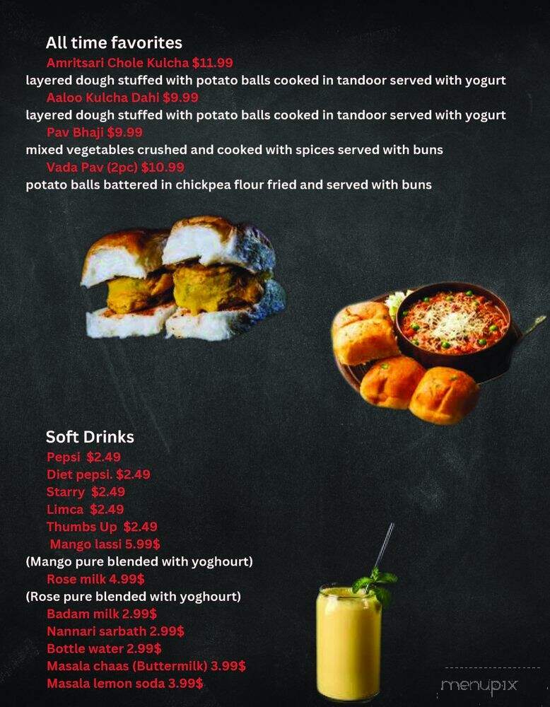 Red Chillez Indian Cuisine - Largo, FL menu_pic