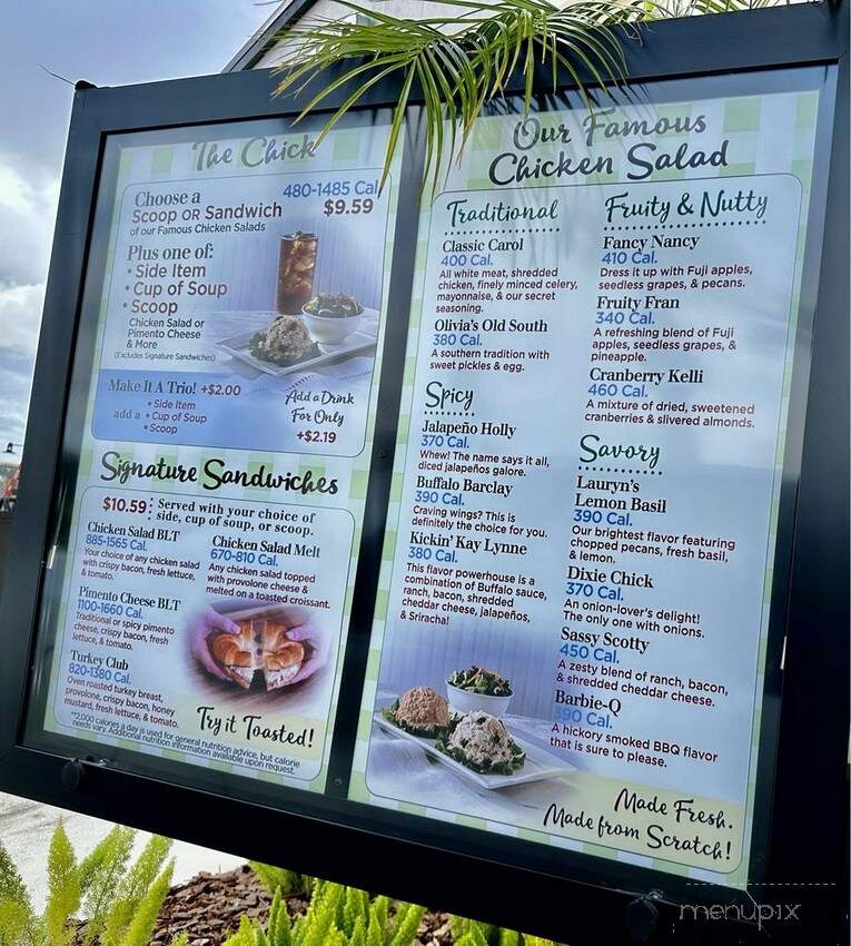Chicken Salad Chick - St. Johns, FL menu_pic