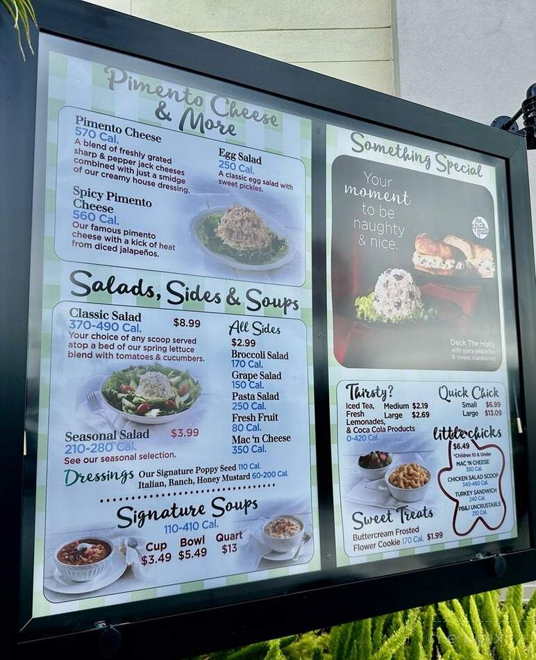 Chicken Salad Chick - St. Johns, FL menu_pic