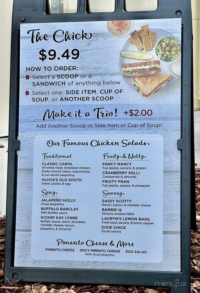Chicken Salad Chick - St. Johns, FL menu_pic