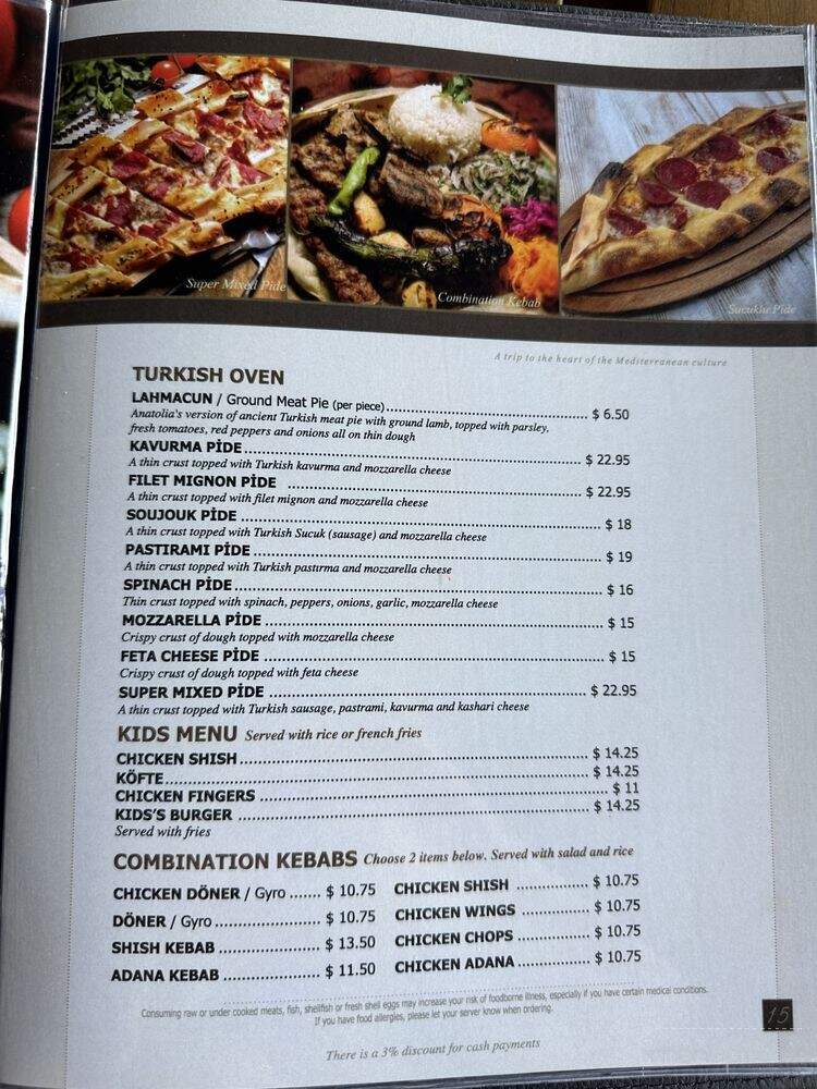 Istanbul Bay Authentic Mediterranean Restaurant - Staten Island, NY menu_pic