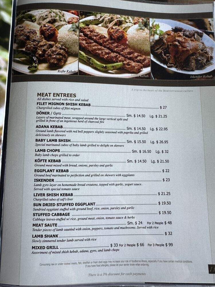 Istanbul Bay Authentic Mediterranean Restaurant - Staten Island, NY menu_pic