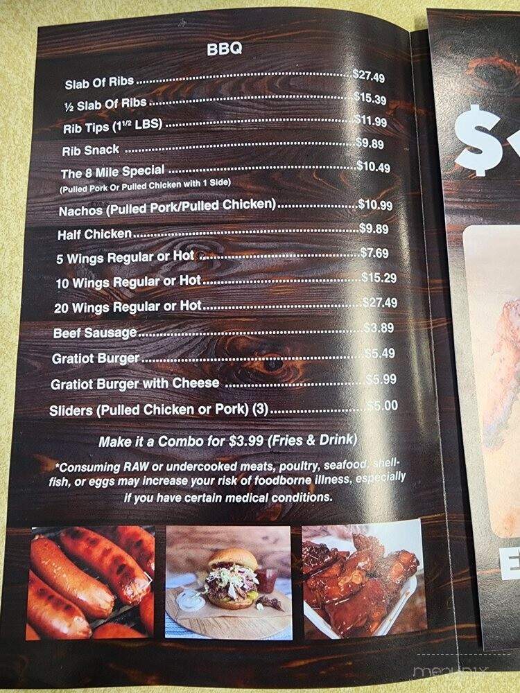 Big Kens Bar-B-Q - Eastpointe, MI menu_pic